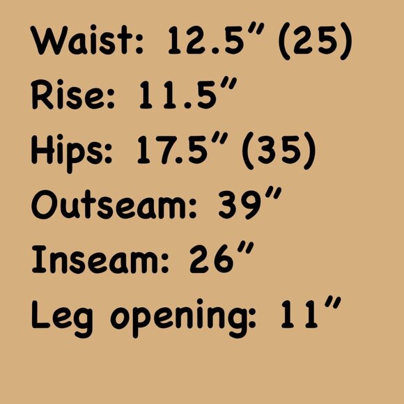 Beige Caramel Patchwork Flare Pants Contrast Panel Y2K Wide Leg M - Picture 6 of 6